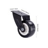 4 Pieces Small Gate Wheel Anti-Sag Door Bottom Support Wheels