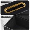 MEIBOOCH Rectangle Tissue Box Cover, Luxury PU Leather Tissue Box