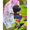 FamZone Children's Umbrella Girls, Reverse Umbrella for Children with Great