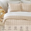 Wondnuga Luxurious Velvet Full/Queen Size Quilt Set 3 Pieces, Lightweight