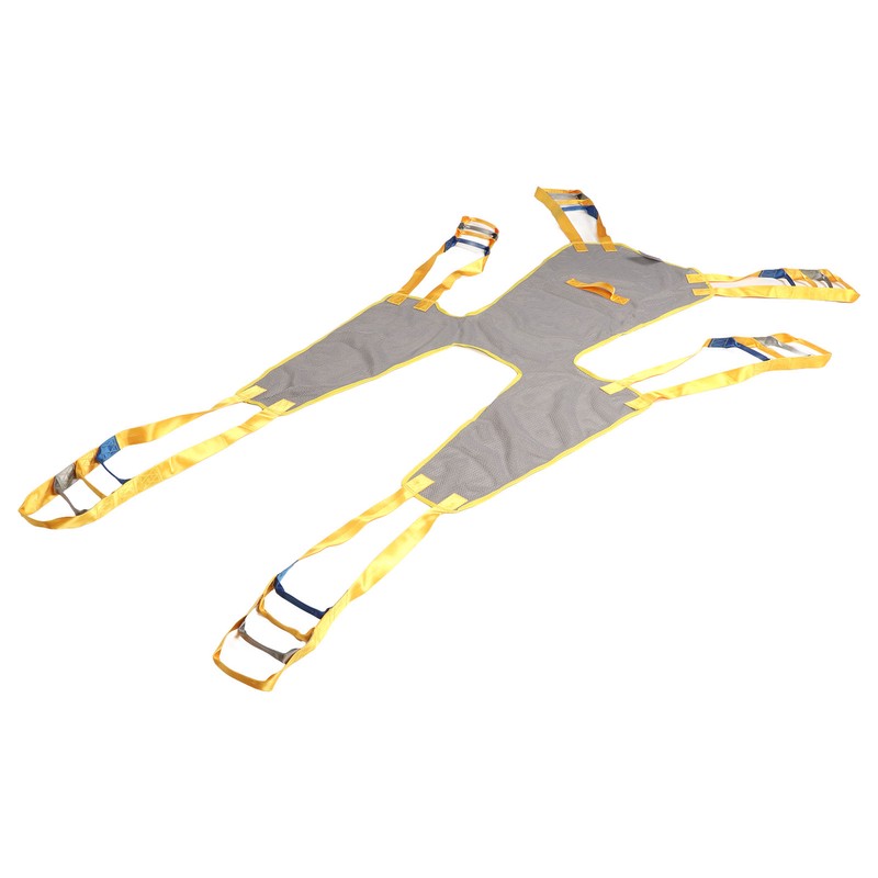Patient Aid Lift Sling Mesh Full Body Divided Legs Head