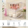STORi Audrey Stackable Clear Bin Plastic Organizer Drawers | 2