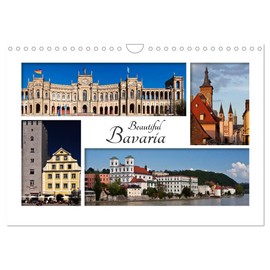 Beautiful Bavaria (Wall Calendar 2026 DIN A4 Landscape), CALVENDO 12 Month Wall Calendar: The beauty of Bavarian landscapes and lovely old towns will fascinate you!