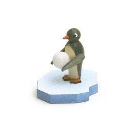 Drechslerei Kuhnert GmbH Small Penguin with Snow Globe