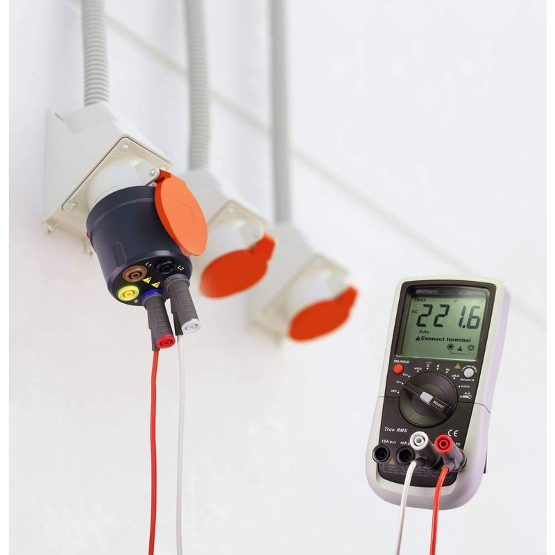 VOLTCRAFT VMA-3L 32 Measuring Adaptor CEE Plug 32 A 5-Pin