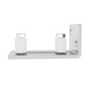 JUBEST Barn Door Floor Guide - Satin Nickel Adjustable Roller