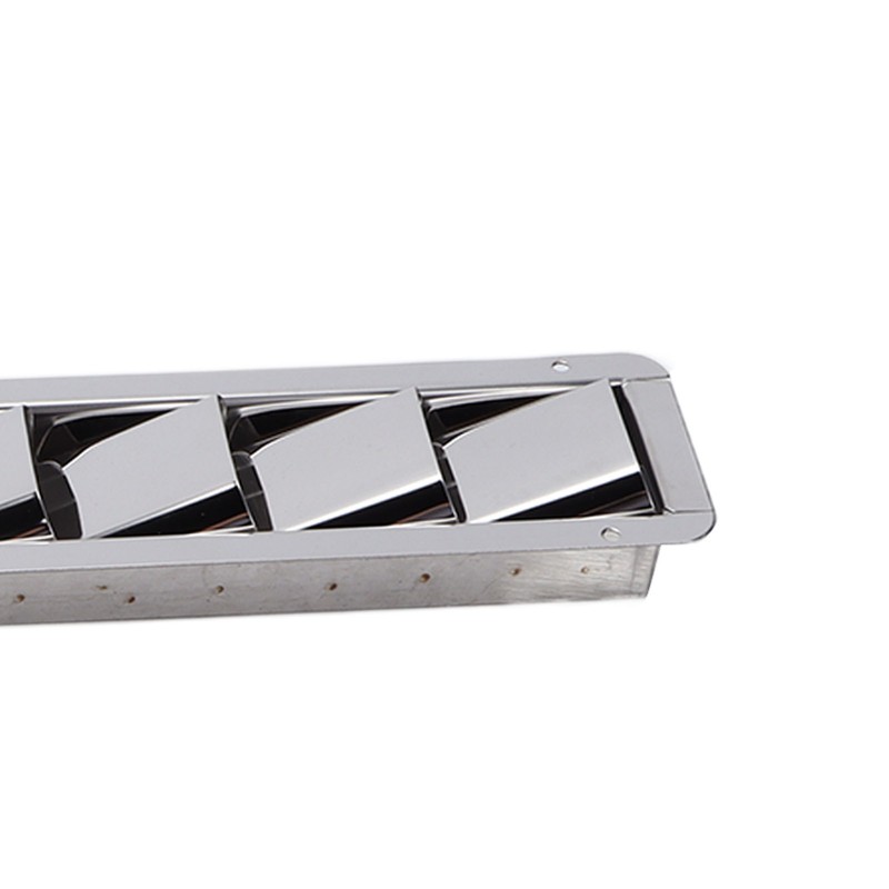 Marine Vent Grille Oblong Stainless Steel 8 Slots Grid Cover