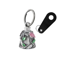 Colorful Motorcycle Bell W Hanger for Biker, Good Luck Biker Bells & Motorcycle Accessories, Keychain with Delicate Luck Bell