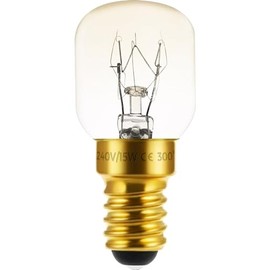 LED's light 0620210 Halogen Capsule E14 Cooker Light up to 300 °C 15 W Extra Warm White Clear