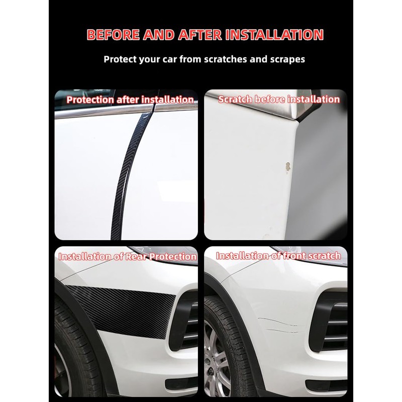 AOWIS Car Door Edge Guards Door Sill Protector Anti-Scratch Anti-Collision