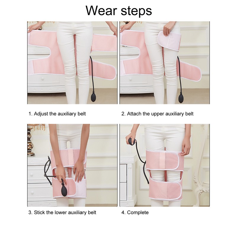 Inflatable Leg Correction Belt Adjustable Breathable O/X Leg Straightening Correction