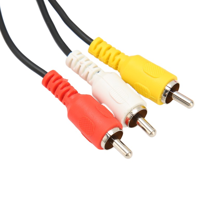 Mini DIN to 6 RCA Cable 9 Pin Clear Signal