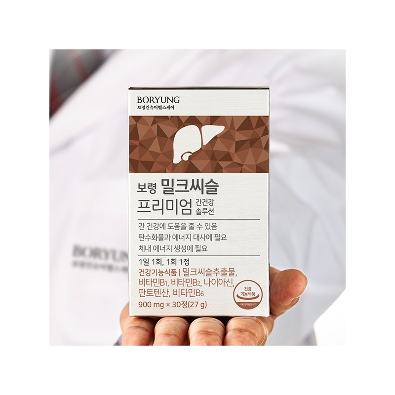 Boryeong Milk Thistle Premium Liver Health Solution 30 tablets, 6