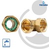 tecuro Elbow Fitting Female x Male Thread 3/4 Inch, Flat