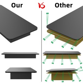 Magnetic Vent Covers (4 Pack) Vent Covers for Home Floor, 5.5" X 16" for Floor, Wall, or Ceiling Vents and Air Registers, for RV, Home HVAC and AC Vents, Vent Not Included