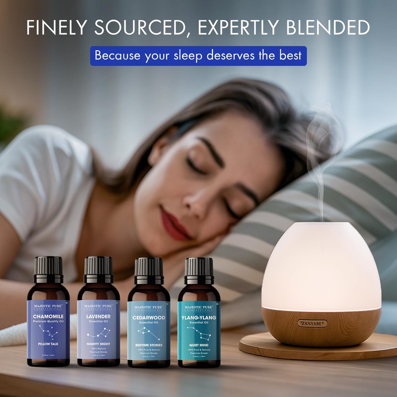 Majestic Pure, Restful Night Essential Oil Gift Set | Pack