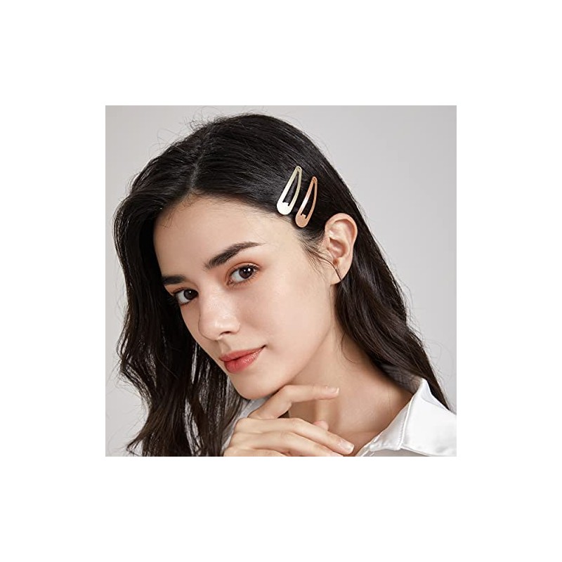 Dofash Snap Hair Clips, Metal Handles, 5 cm/2 Inch, Basic