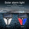 Solar Warning Light Human Body Induction Infrared Sound Light Alarm