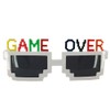 Pohotobooth Props Ltd Pixel White Frame Game Over Sunglasses