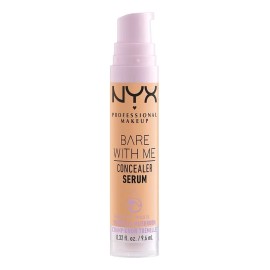 NYX Professional Makeup Bare With Me Serum Corrector 9ml Tono Tan Suero corrector que cubre ojeras manchas e imperfecciones Cobertura media hidratación hasta por 24H fórmula vegana