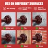 Ausemku Shower Curtain Rod Tension - 26-76 Inch Never Rust