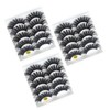 Healeved Natural False Eyelashes 15 Pairs Cluster Lashes Kit Magnetic