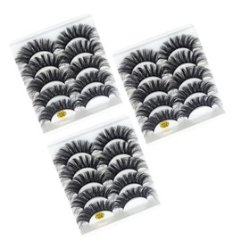 Healeved Natural False Eyelashes 15 Pairs Cluster Lashes Kit Magnetic Eyelashes Individual Lashes