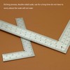 L Shaped Ruler Square Framing Ruler Stainless Steel Ruler 90