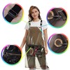 MIKI WELL Hair Stylist Apron with pocket - Waterproof Transparent