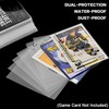 Regular Trading Card Soft Sleeves Ultra Clear Plastic Penny Protector