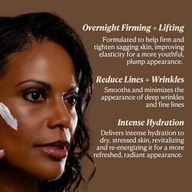 Nakery Crema De Noche Lift-Tox Para Mujeres - Crema Facial Antiarrugas De Noche Para Una Tez Más Firme Y Suave - Crema Hidratante De Noche Para Mujere