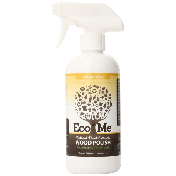 Eco-me Natural Multi Purpose Cleaner and Polish, Healthy Lemon Fresh Scent, 16 Fl Oz