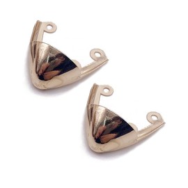 CINMAUNG Metal Shoes Pointed Protector Durable Shoes Tips Cap High Heel Pump Toe Head Cap Cover Repair Decoration Shoes Protection,Gold,Style 5