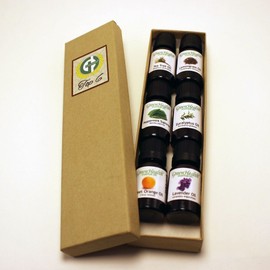 Top 6 100% Pure Therapeutic Grade Essential Oil Gift Set - 6/10ml (Lavender, Tea Tree, Eucalyptus, Lemongrass, Sweet Orange, Peppermint) Great for Aromatherapy.