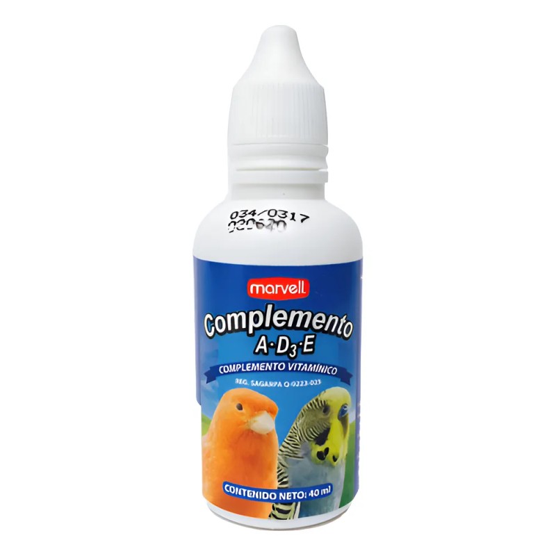 Complemento A D3 E 40ml Reproducción Vitamina E Alamazonas