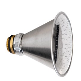 GEKA 5001SB Shower Head with Male Thread G 3/4" Plate 103mm, Silver, 18 x 8 x 13 cm