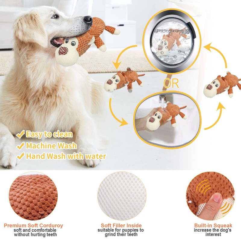 XLMYS Dog Toys for Aggressive Chewers 13 Pack，Indestructible Tug of