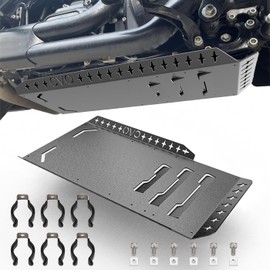 JERBOR Extended Engine Guard Skid Plate for Harley Street Glide Road Glide Road King CVO Road Glide Limited 2014-Up,Anti-rust Durable Aluminum Alloy Lower Engine Chassis Protection Guard