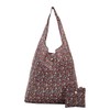ECO CHIC Lightweight Foldable Reusable Shopping Bag Water Resistant Tote