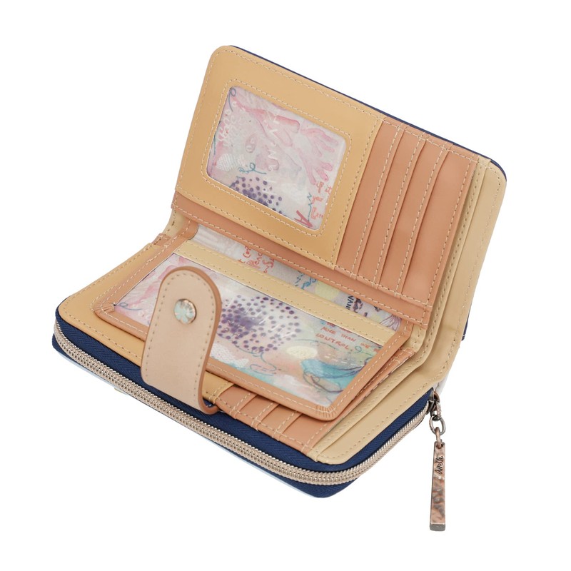 Anekke Zip Wallet with Flap, Combination (Sunrise), Size, various colours