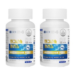 Jongkundang 종근당 마그네슘 플러스 90정 2박스 /6개월분 Jonggeun Dang Magnesium Plus 90 Tablets 2 Boxes / 6 Months Supply