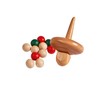 Noris 606101930 Deluxe Tyrolean Roulette, The Wooden Game Classic from