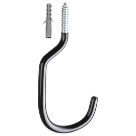 Wall and Ceiling Hooks - XL – Black – 20