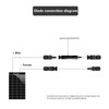 Solar Fuse Holder PV Panel Cable Connector IP68 Waterproof DC