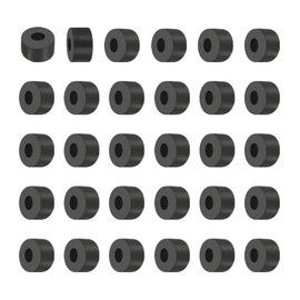 PATIKIL Multi Purpose Rubber Spacer, 50Pcs 6mm ID x 12mm OD x 7mm T Neoprene Round Anti-Vibration Isolation Pads Isolator Rubber Bushings Spacer Washer for HVAC Bolts Car Accessories
