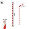 Drinking Straws Set of 40 | 20 x 0.6 cm