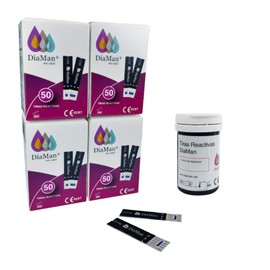 Tiras Reactivas Para Glucosa Diaman Pack 200 Pzas