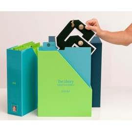 Savor | School Year Keepsake Box | Ocean -Memory Box Organizer for School Work - Awards Certificates Diploma Kids Art Work Teen Tween Gift Graduation Important Paper Organizer