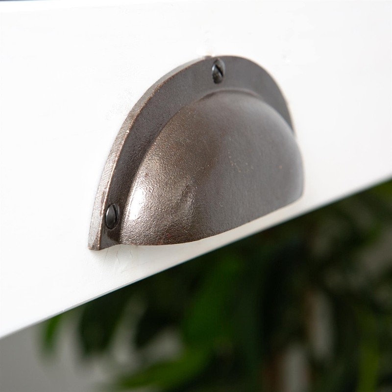 Hammer & Tongs Curved Cabinet Drawer Pull - W130mm x