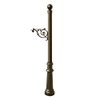Lewiston Rust Free Cast Aluminum Fluted Post with Ball Finial